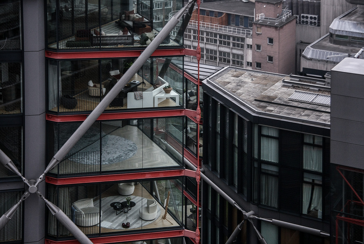 Blick auf ein kontroverses Wohngebäude in London